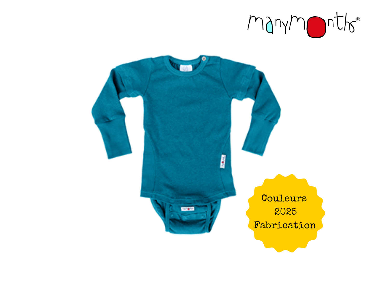 Body/T-shirt 4 en 1 ManyMonths® ECO Hempies 2025-26