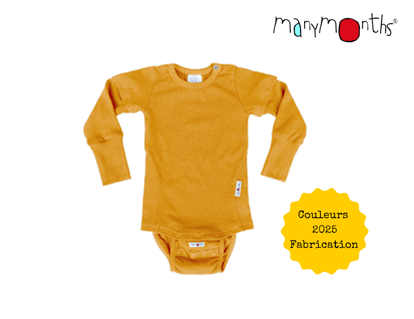 Body/T-shirt 4 en 1 ManyMonths® ECO Hempies 2025-26