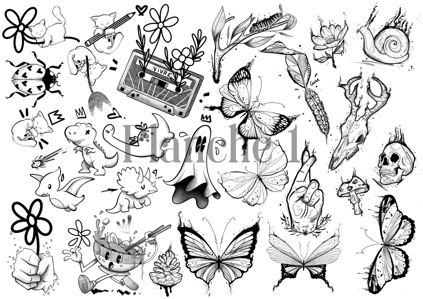 Nos tatouages éphémères : pour petits et grands, même pour les futures mamans