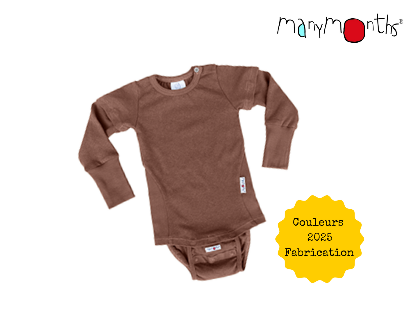Body/T-shirt 4 en 1 ManyMonths® ECO Hempies 2025-26